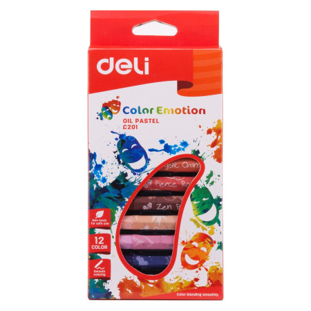 Мелки Пастель Color Emotion 12цв. масляная АКЦИЯ