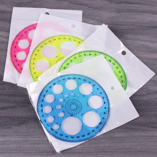 Транспортир пластик 360*