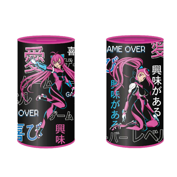 Копилка метал. Кибераниме 15,7*10*10см