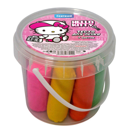Тесто для лепки 7цв*30 гр Hello Kitty АКЦИЯ