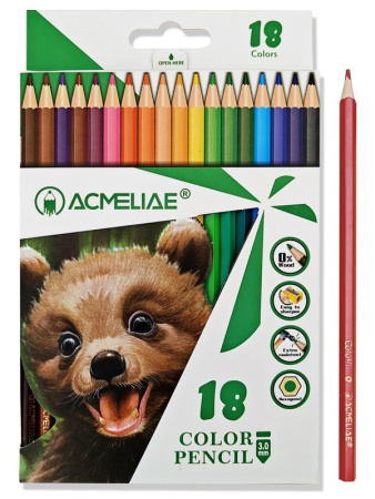 Карандаши .пластиковые Acmeliae 18цв