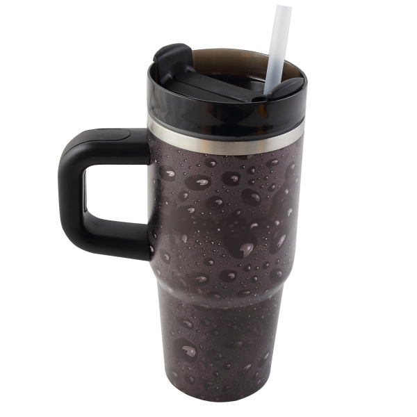 Термокружка стальная 480мл  Чёрные мотивы