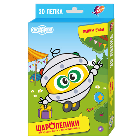 Набор д/творчества Лепка объемная.Смешарики. Биби