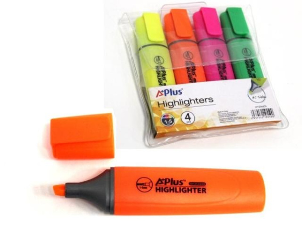 Маркер  текст. набор 4цв. флуоресц.