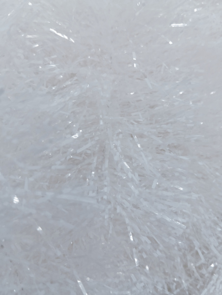 яМишура №9 белая в крапинку