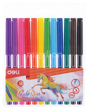 Фломастеры ColoRun 12цв АКЦИЯ