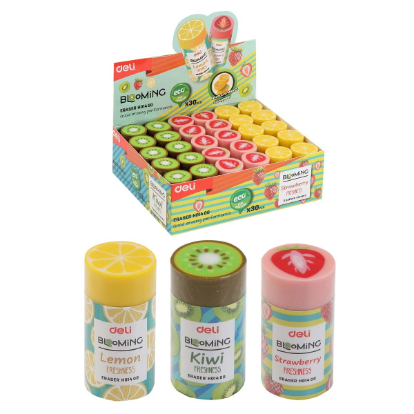 Ластик Blooming цилиндр 22x43мм АКЦИЯ