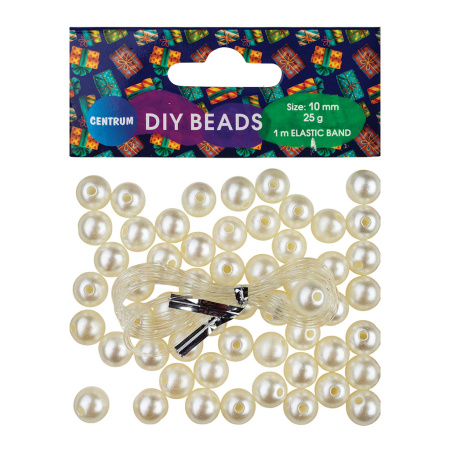Бусины жемчужные 10мм, акрил