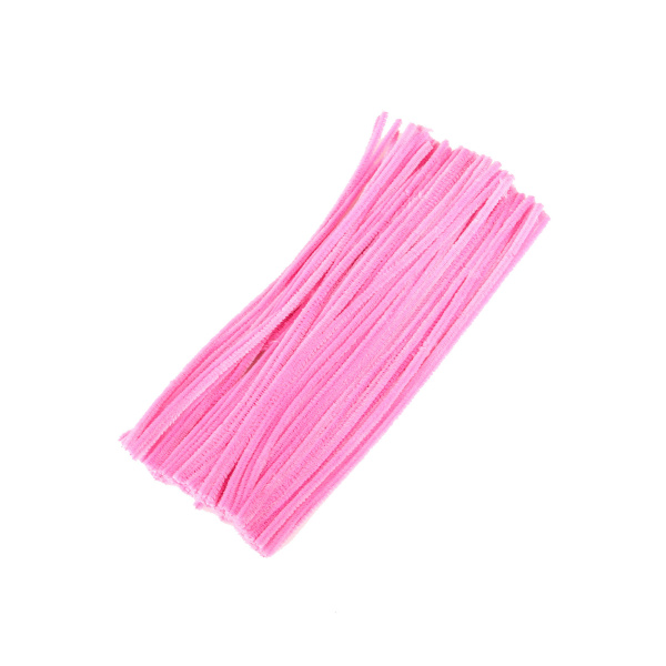 Пушистая проволока 30см/25шт Розовый