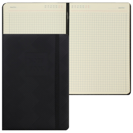 Ежедневник А5 7БЦ Note book, клетка, на резинке 168л