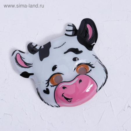 яМаска Коровка Вишенка, пластик