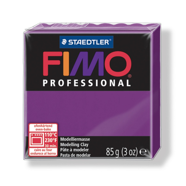 Глина полимерная STAEDTLER FIMO professional фиолетовая, 85гр