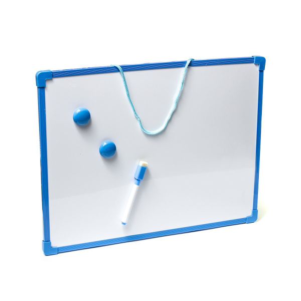 Доска детск.магнитная 30х41 (маркер с губкой, 2 магнита)