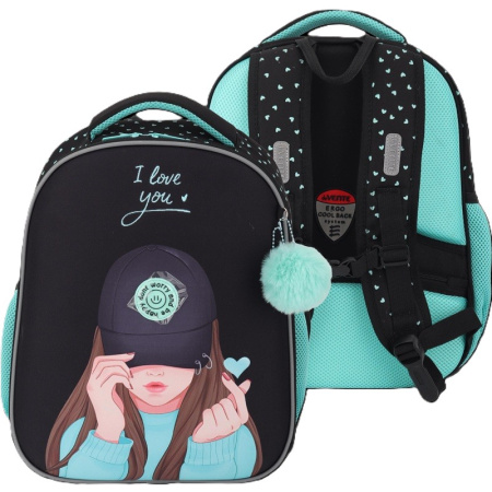 Рюкзак 38x29x17см Choice Lite. K-Pop Heartbeat школьный жесткий