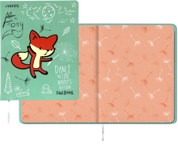 Дневник шк. 7БЦ/д. Foxy,  иск.кожа, аппликацияАКЦИЯ