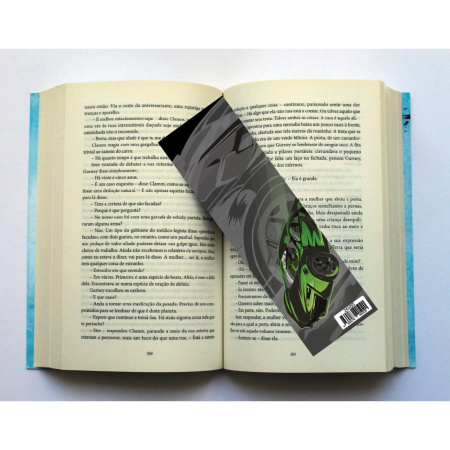 Закладка д/книг 18см Зелёная машина