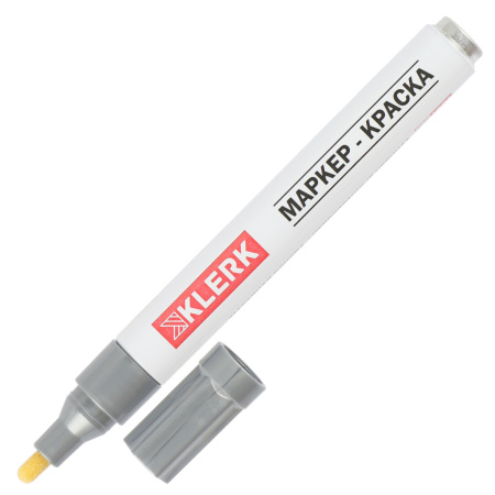 Маркер-краска серебро 2-4 мм лаковый