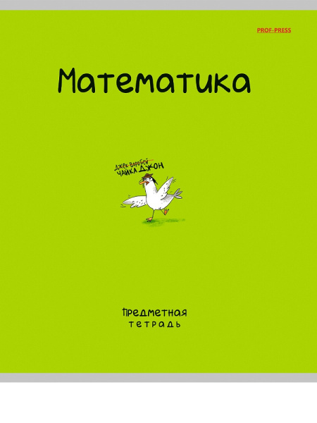 Тетрадь темат. 48л Mini friends Математика, тиснение, лён