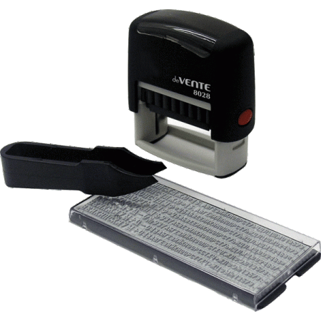 Штамп самонаб 7стр. 60х35мм  + касса и пинцет