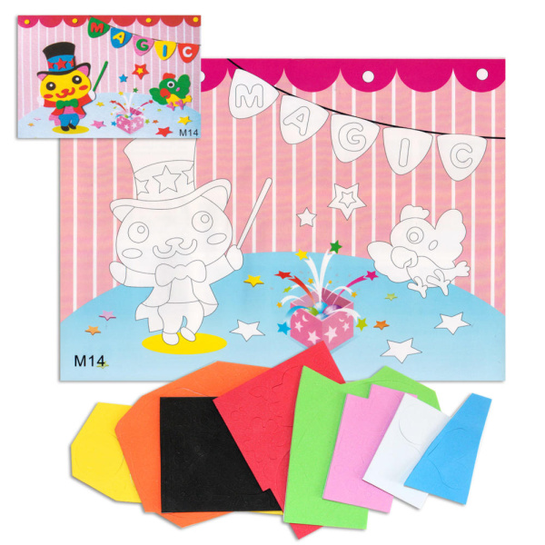 Мозаика из фоамирана Фокусник