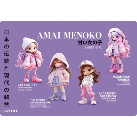 Коврик для лепки А4+ Amai Menoko