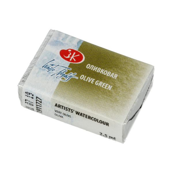 Акварель оливковая Белые ночи кюветы 2,5 мл
