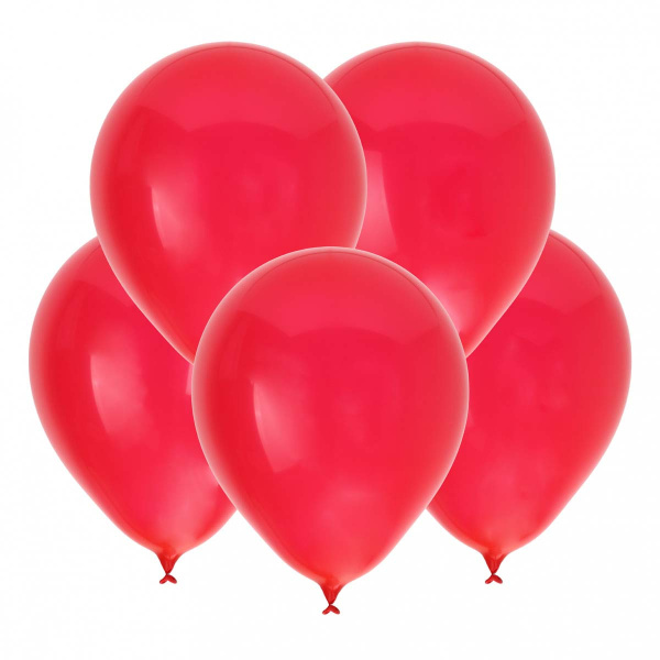 Шар возд Пастель 25см Красный (10")