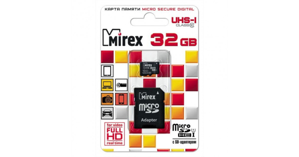 Карта памяти MicroSD 32Gb Class10 UHS-I