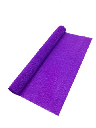 Цв бумага. крепир.50*250см Фиолетовая v.1