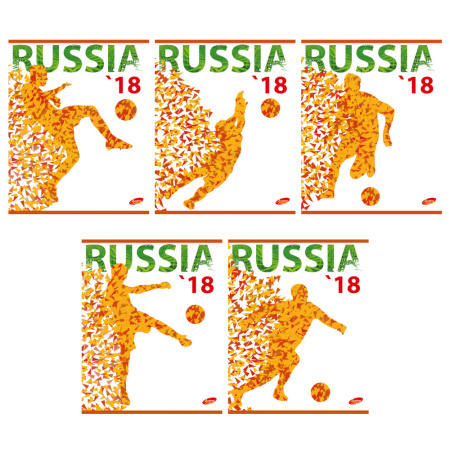 Тетрадь 48л RUSSIA Футбол