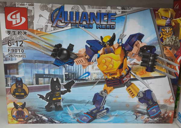 Конструктор  Alliance Super hero   260-267дет