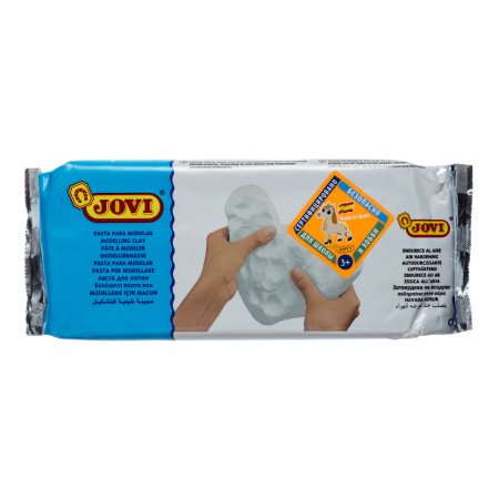 Глин.Паста д/моделирования 500гр. Jovi белая, отвердев.